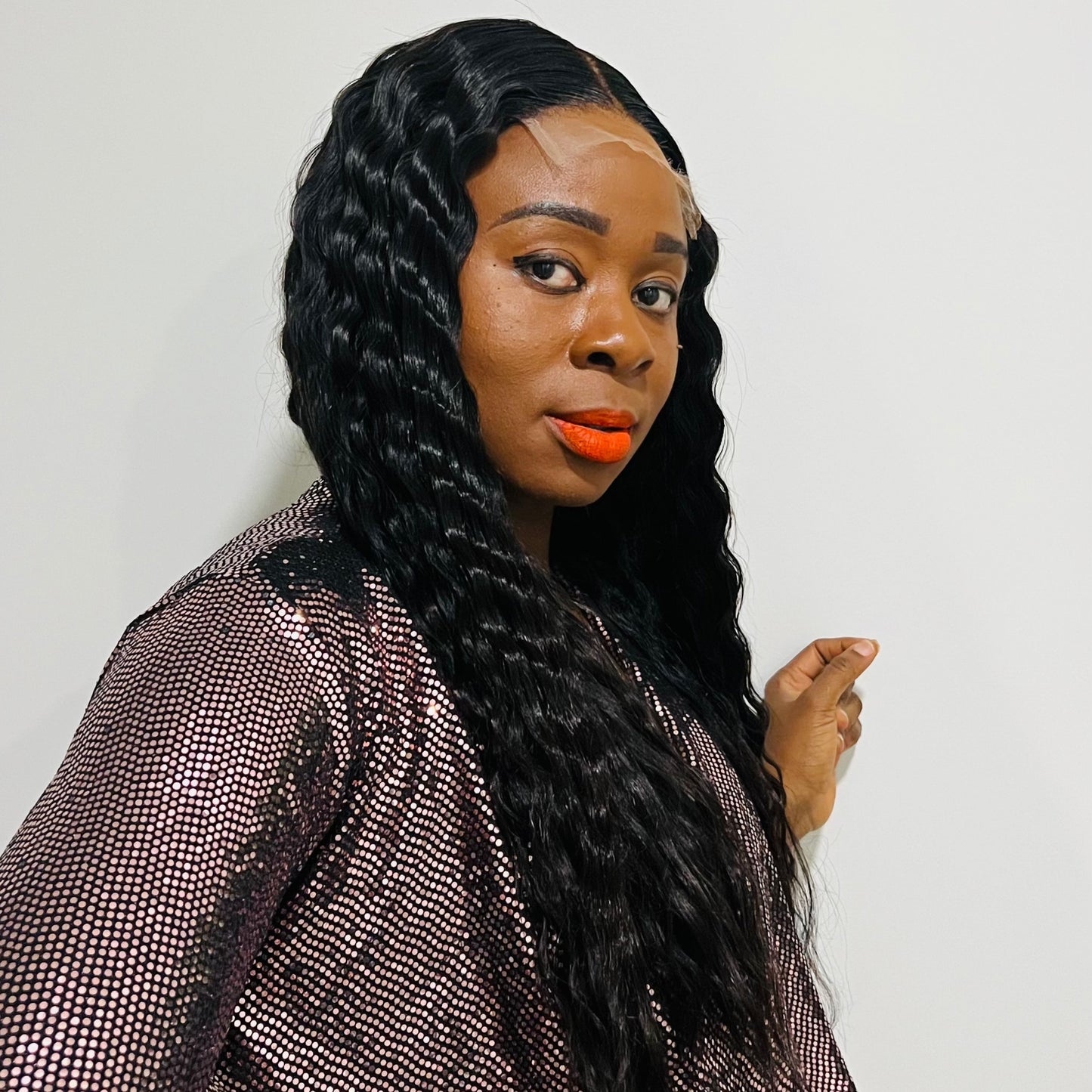 Susan Unit (5x5 Closure Crimp Curl Wig) - KADHAIR