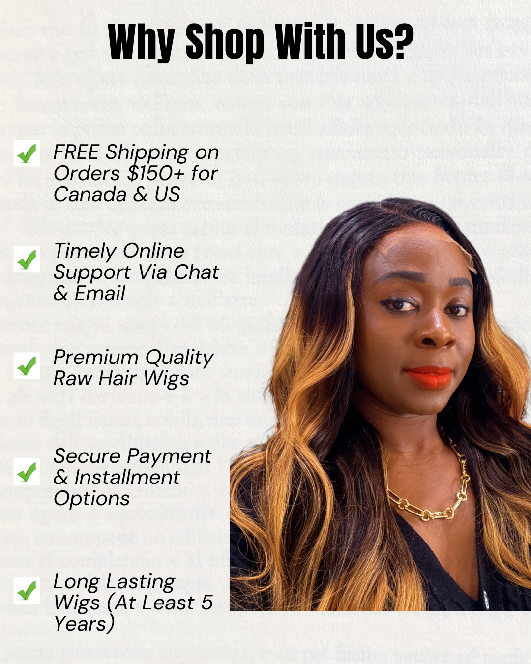 1B Blonde Highlights Glueless Human Hair Wig – Raw Cambodian Hair, 5x5 HD Closure