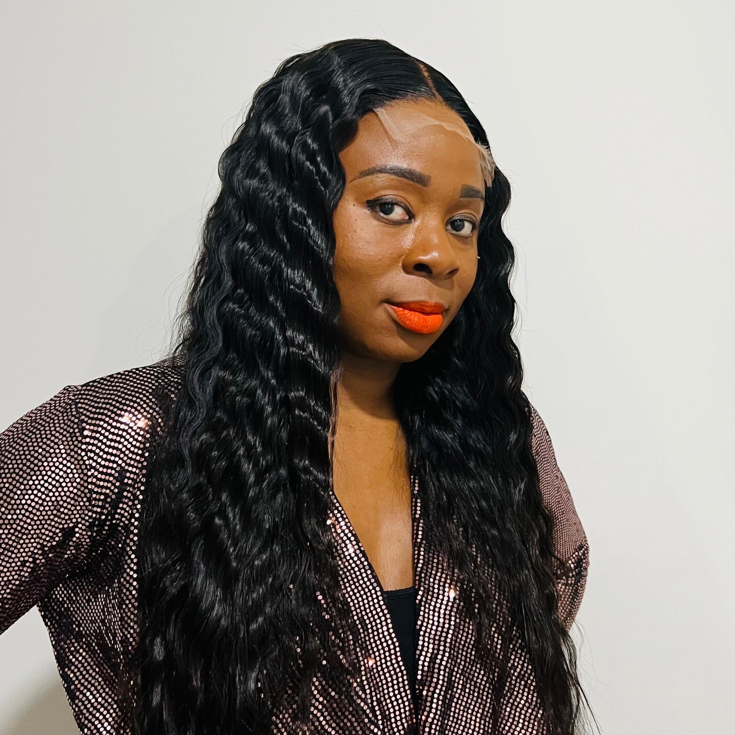 Susan Unit (5x5 Closure Crimp Curl Wig) - KADHAIR