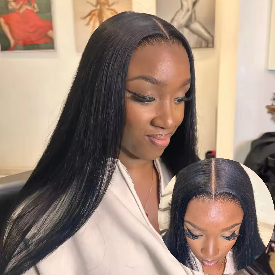 Bone Straight Wig – 5×5 HD Closure, 200% Density, 100% Human Hair, Glueless