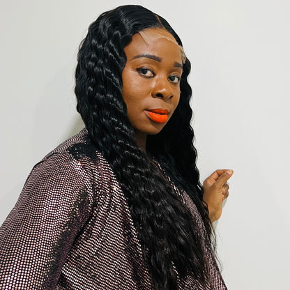 Susan Unit (5x5 Closure Crimp Curl Wig) - KADHAIR