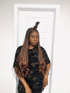 6x6 Braided closure wig