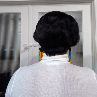 Harriet Unit (13x4 Pixie Cut Frontal Straight Wig) - KADHAIR