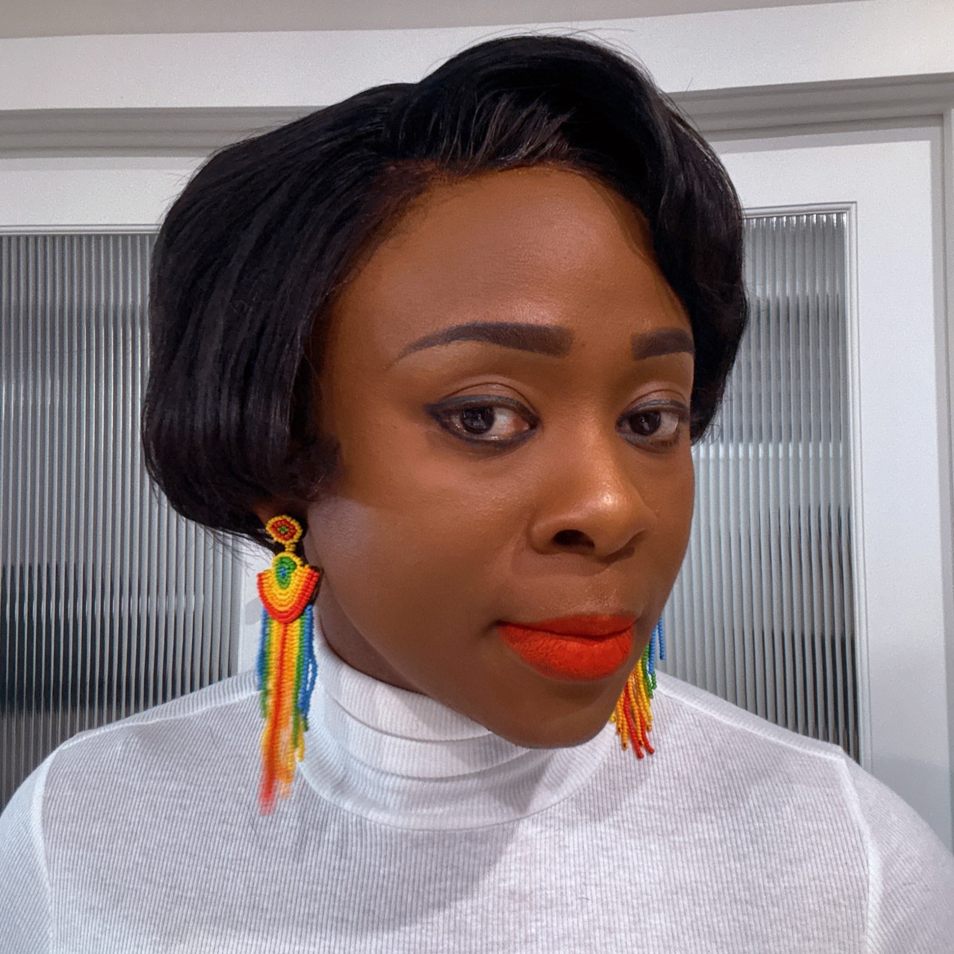 Harriet Unit (13x4 Pixie Cut Frontal Straight Wig) - KADHAIR