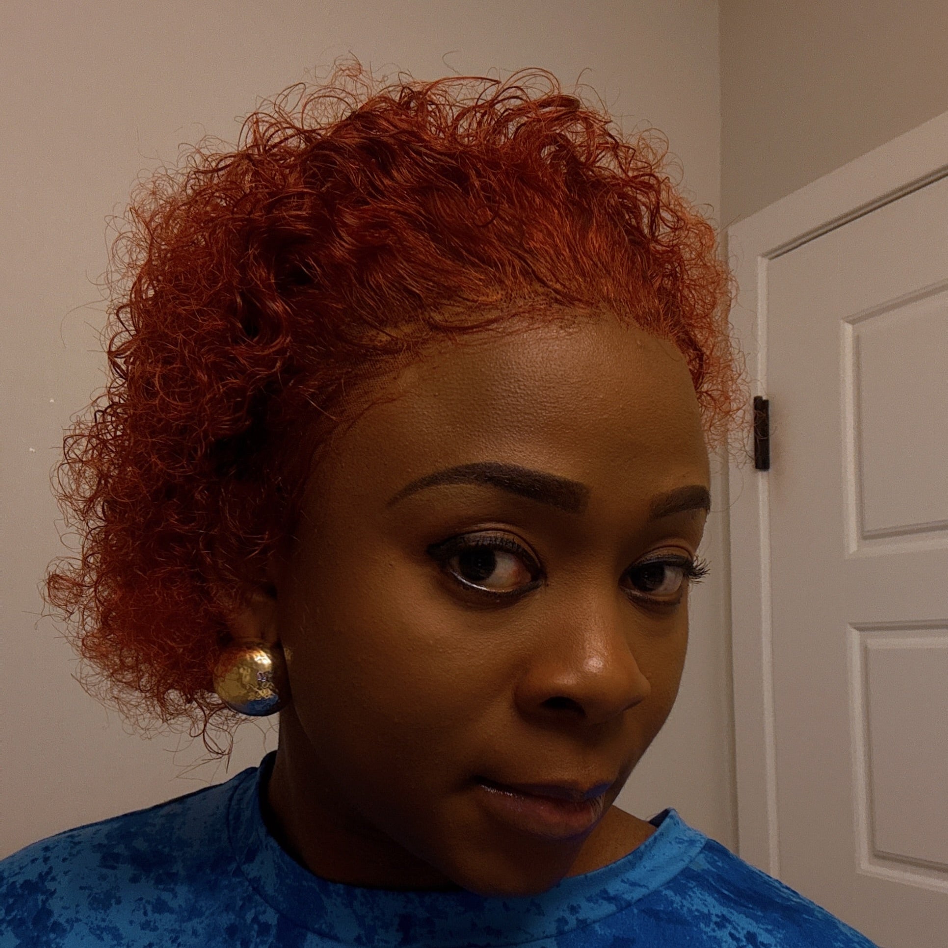 Spice Curl – 8” Pixie Cut Wig | Colour 33 (Copper Red)
Frontal | Transparent Lace | 13x4 Wig - KADHAIR