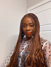 6x6 Braided closure wig