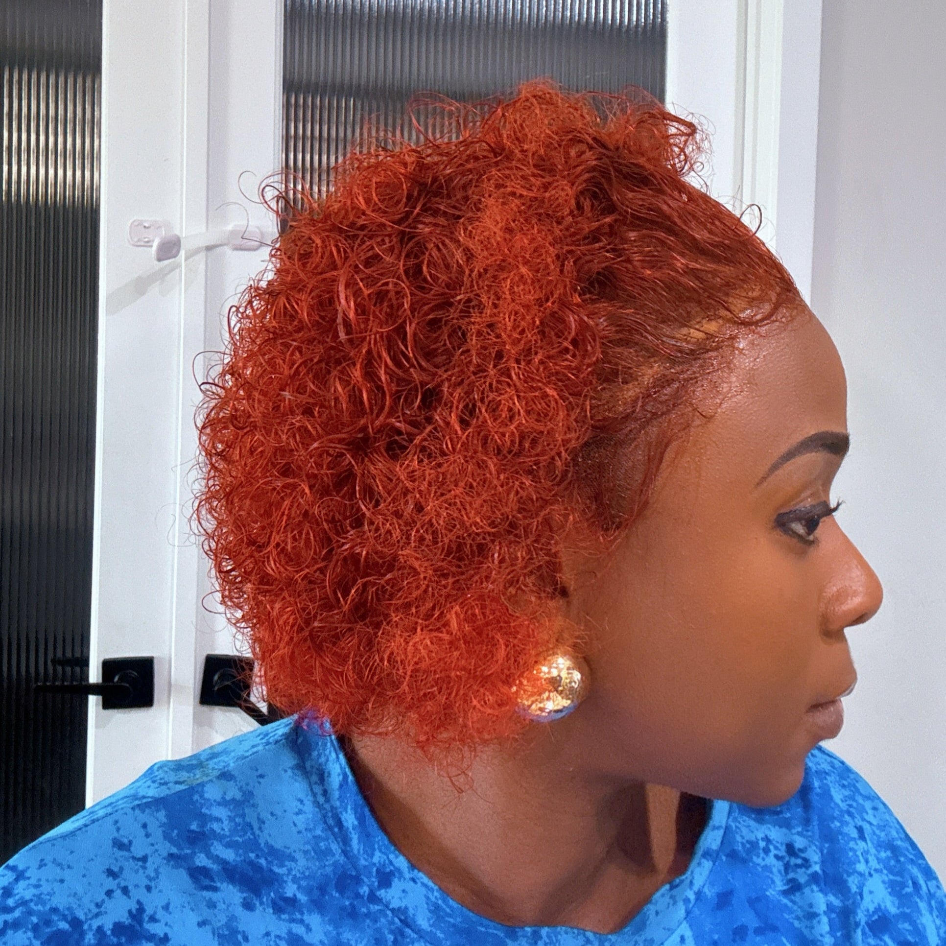 Spice Curl – 8” Pixie Cut Wig | Colour 33 (Copper Red)
Frontal | Transparent Lace | 13x4 Wig - KADHAIR