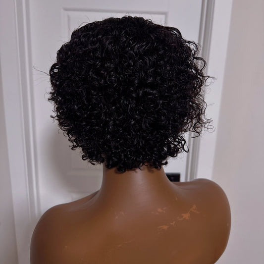Curly 13x4 Pixie Cut Wig