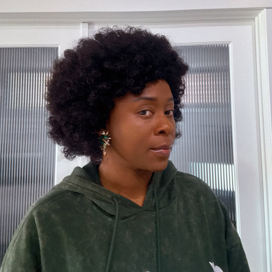 10 Inches Afro Wig| 100% Human Hair Wig - KADHAIR